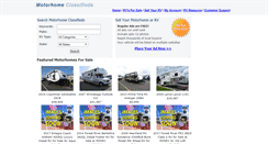 Desktop Screenshot of motorhomeclassifieds.com